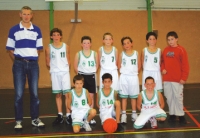 L'équipe des benjamins 2  2005/2006 de l'entente guérande basket et l'USSM