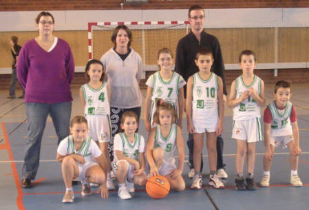 L'équipe des mini poussin(e)s saison 2008 / 2009 